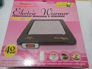 Electric Warmer Maspion / Penghangat Makanan & Minuman Serbaguna