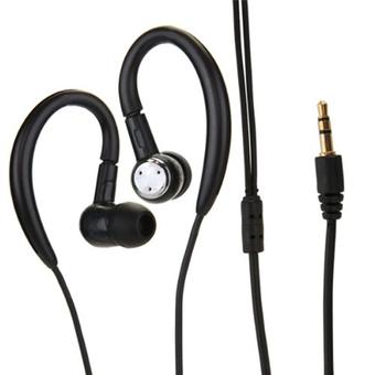 Elenxs 3.5mm SMZ E2 In-Ear Earphone Headphone Headset Earbud for MP3 MP4 Sport Black  