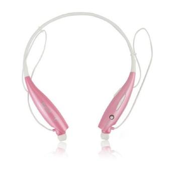 Elenxs Cuffie Auricolari Sport Senza Fili Bluetooth Microfono for iPhone Samsung LG pink (Intl)  