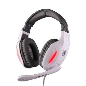 Elenxs Sades SA-902C Stereo Surround Headset (White) (Intl)  