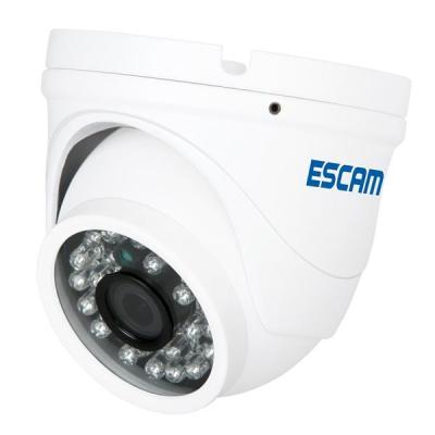 Escam Peashooter QD520 Waterproof Dome IP Camera CCTV 1/4 Inch 1MP - Putih