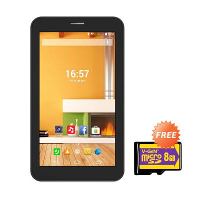 Evercoss AT1D Jump S Tablet - Hitam [4 GB] + Free Memory