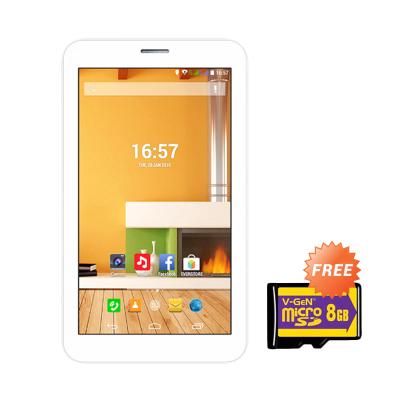 Evercoss AT1D Jump S Tablet - Putih [4 GB] + Free Memory