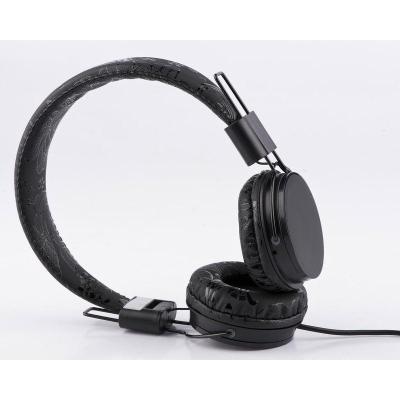 Exclusive Imports Snug Fit Headphones Floral Black EP05B