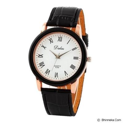 FASHION STREET Exclusive Imports Mens Faux Leather Roman Dial Quartz Wrist Watch [637021] - White
