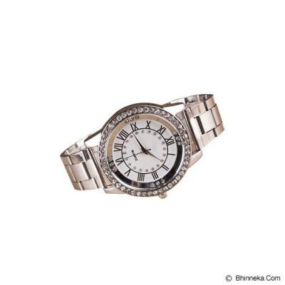 FASHION STREET Exclusive Imports Unisex Rhinestone Roman Numerals Alloy Analog Quartz Watch [642859] - Silver