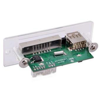 FSH 1.0” LED Strip MP3 Player Module and FM/ USB/Mini USB/TF/Remote Controller ( Black) (12V Voltage) (Intl)  