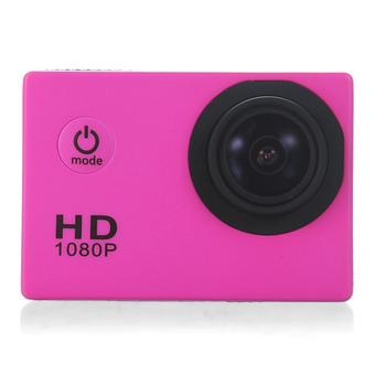 FSH SJ4000 Sport DVR 1080P FHD Video Action Waterproof Camera EU Plug (Purple) (Intl)  