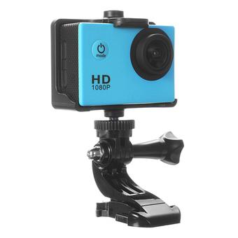 FSH SJ4000 Sport DVR 1080P FHD Video Action Waterproof Camera EU Plug (Blue) (Intl)  