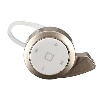 FSH Wireless Stereo Smallest Snail Bluetooth Headset (Gold) (Intl)  