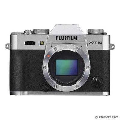 FUJIFILM Digital Camera X-T10 Body Only - Silver