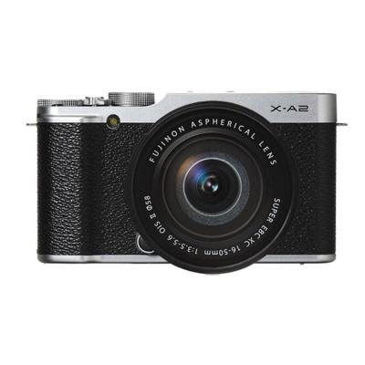 FUJIFILM X-A2 16-50 mm lens - Hitam/Putih/Coklat Original text