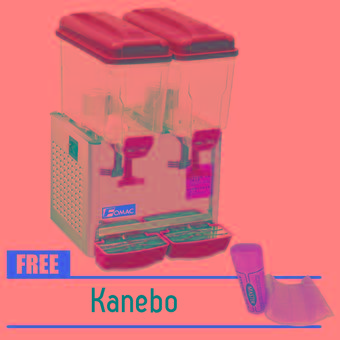 Fomac Juice Dispenser 2 Tabung + Gratis Kanebo Free Ongkir Khusus Jadetabek  
