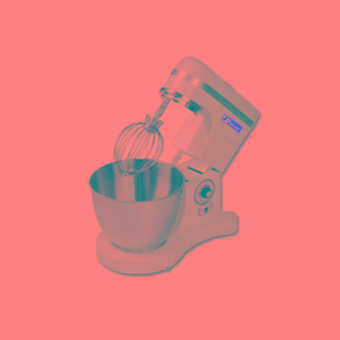 Fomac Pengaduk Adonan Berat - Dough Mixer - B7A - Putih  