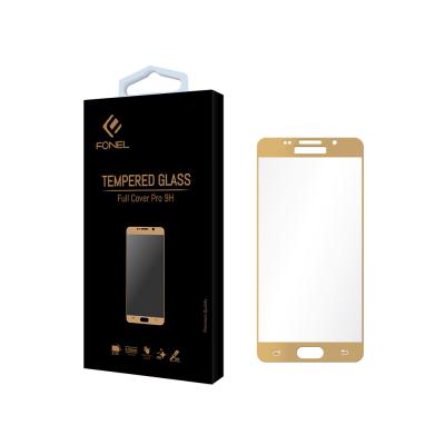 Fonel Full Tempered Glass for Samsung Galaxy A7 2016 - Gold