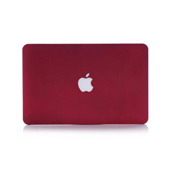 For Macbook Retina Pro 13'' Matte Frosted Rubberized Hard Case Shell Cover Red  