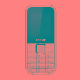 Forme K08 Dua GSM - White  