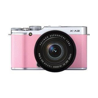 Fujifilm Finepix X-A2 XC 16-50 - 16.3MP - Pink  