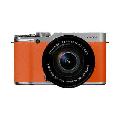 Fujifilm Finepix X-A2 XC 16-50mm Orange Kamera Mirrorless
