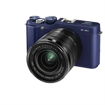 Fujifilm Fuji X Series X-A1 Body Kit with Fujinon XC 16-50mm Blue  