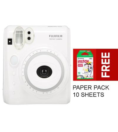 Fujifilm Instax Camera 50s Free Paper Pack - Putih