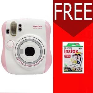 Fujifilm Instax Mini 25 25s Pink Free 1Pack Film Polos isi 10 PINK