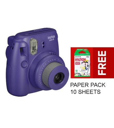 Fujifilm Instax Mini 8 Free Paper Pack - Grape