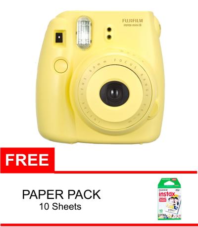 Fujifilm Instax Mini 8 Kuning Kamera Instax + Paper Pack