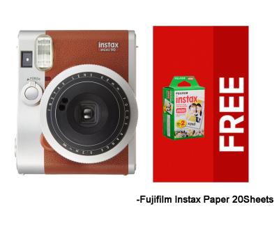 Fujifilm Instax Mini Neo 90 Brown Kamera Instax (Instax + paper20)