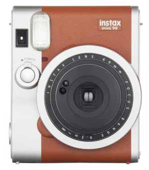 Fujifilm Instax Polaroid Camera Mini 90s Neo Classic Brown