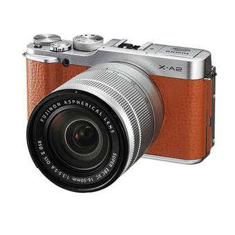 Fujifilm X-A2 - 16.3 MP - Kit XC16-50mm f/3.5-5.6 OIS II - Cokelat  