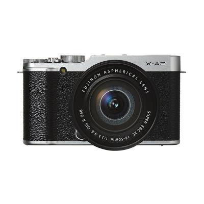 Fujifilm X-A2 16-50mm & 50-230mm Silver Kamera Mirrorless