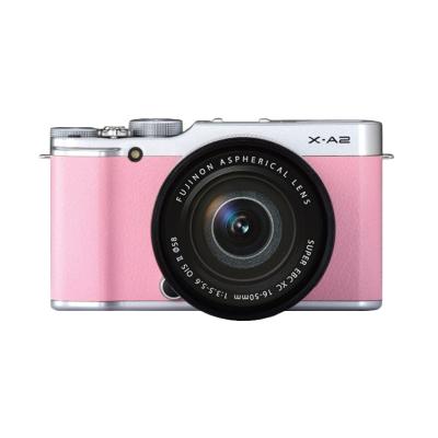Fujifilm X-A2 Kit XC16-50mm f3.5-5.6 OIS Pink Kamera Mirrorless