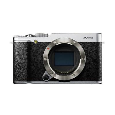 Fujifilm X-M1 Body Only Silver Kamera Mirrorless + XF 35mm Lens