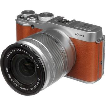 Fujifilm X-M1 Mirrorless 16.3MP Digital Camera with XC 16-50mmOIS Lens Brown  