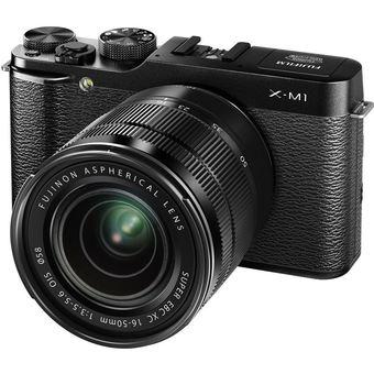 Fujifilm X-M1 Mirrorless Digital Camera with XC 16-50mmOIS Lens Black  