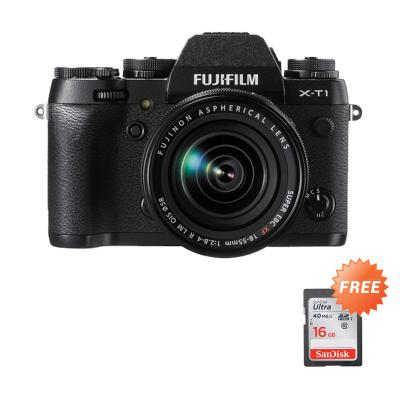 Fujifilm X-T1 Kit 18-55mm Hitam ( Promo )