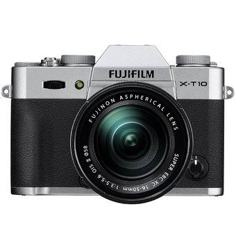 Fujifilm X-T10 - 16.3MP - Kit 16-50mm Kamera Mirrorless - Silver  