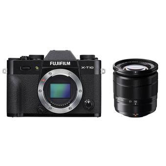 Fujifilm X-T10 Mirrorless Digital Camera with 16mm Lens (Black)  