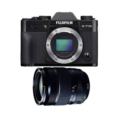 Fujifilm X-T10 XF 18-135mm Hitam Kamera Mirrorless