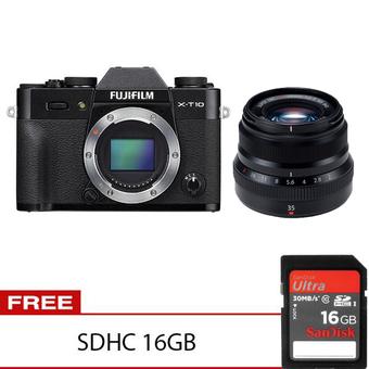 Fujifilm X-T10 XF 35mm f2 - 16 MP - Black  