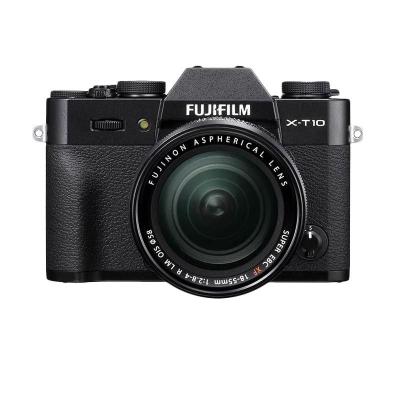Fujifilm X-T10 XF18-55mm f/2.8-4 R LM OIS Hitam Kamera Mirrorless