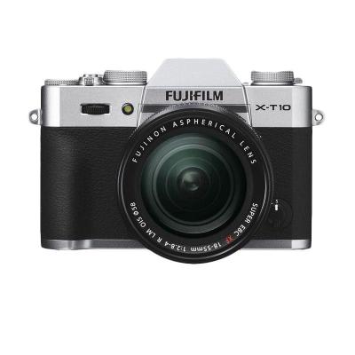 Fujifilm X-T10 XF18-55mm f/2.8-4 R LM OIS Silver Kamera Mirrorless