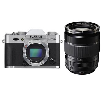 Fujifilm X-T10 kit lens XF 18-135mm f3.5-5.6 - 16MP - Silver  