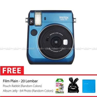 Fujifilm instax mini 70 Biru Camera + Free Gift