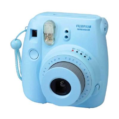 Fujifilm instax mini 8 Instant Film Biru Kamera Pocket