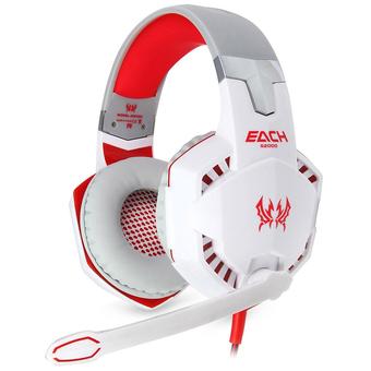 G2000 Gaming Wired Headphone for PC Red (Intl)  