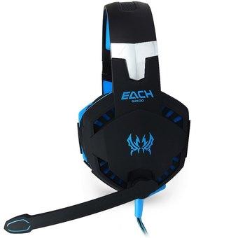G2100 Headphone with Microphone Blue(INTL)  