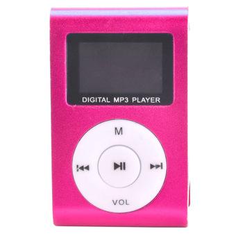 GETEK 32GB USB FM Radio MP3 Player (Pink) (Intl)  