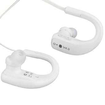 GETEK Bluetooth Headset Stereo SweatProof Earphone for Mobile Phone/Samsung/HTC/Iphone/Pad (White)  